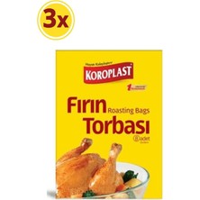 Koroplast Fırın Torbası 8'li x 3