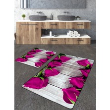 Talia Home Digital Baskılı 2'li Banyo Paspas Seti TLAHMP-074