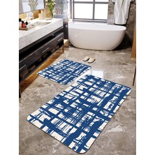 Talia Home Fırça Darbeli 2'li Banyo Paspas Seti TLAHMP-176