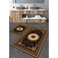 Talia Home Etnik 3 Desenli 2'li Banyo Paspas Seti TLAHMP-181