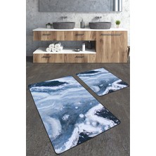 Talia Home Modern Renk Geçişli 2'li Bnayo Paspas Seti TLAHMP-230