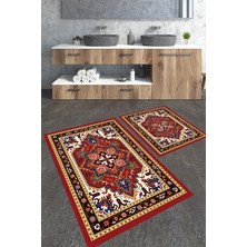 Talia Home Kilim Desenli 2'li Banyo Paspas Seti TLAHMP-260