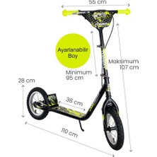 Tommybaby Ikon 12 Jant Çocuk Scooter