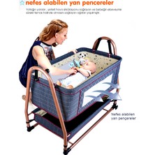Baby Home 505 Maya Büyük Boy Sallanır Anne Yanı Bebek Sepeti Sepet Beşik