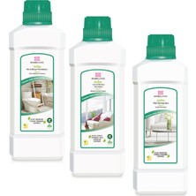 BioBellinda Wc & Banyo Temizleyici + Cam & Mobilya Temizleyici l + Halı Şampuanı