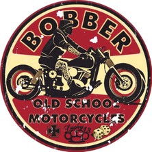 Sticker Atölyesi Vintage Rider - Motorcu Sticker - 14139