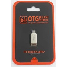 Powerway 64 GB Type C Otg Flash Bellek