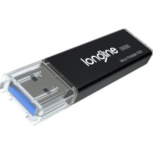 Longline Micro Portable 240GB USB SSD Flash Bellek Gri 550/500MB/SN Okuma Yazma