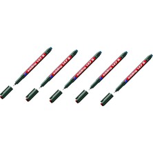 Edding E-147S Asetat Kalemi Silgili Kırmızı 5'li