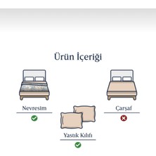 Faal Gri & Siyah Çift Yönlü Tek Kişilik Nevresim Seti