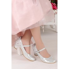 Kiko 754 Vakko Günlük Kız Çocuk 4 cm Topuk Babet Ayakkabı