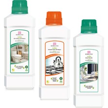 BioBellinda Wc & Banyo Temizleyici 1000 ml + Mineralli Krem Temizleyici 1000 ml + Genel Temizlik 1000 ml