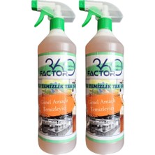 FACTOR360 Çok Amaçlı Genel Temizleyici F35 2 Li Paket (2 Litre)