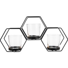 Karaca Romantika 3lü Mumluk 37x20x10 cm