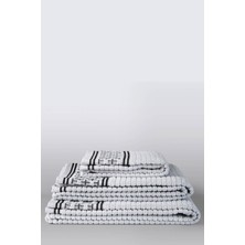 İrya Olwen %100 Pamuk Banyo Havlusu Açık Gri 70x140