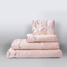 İrya Norena %100 Pamuk Banyo Havlusu Pudra 70x140