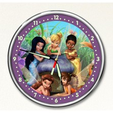 Dekor Loft Dekor Loft Premium Gece Parlayan Winx Kızı  Çocuk Odası Duvar Saati PFS-1825