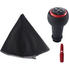 Moda Peugeot 207 Vites Körüğü ve Kırmızı Çerçeve Vites Topuzu