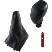 Moda Peugeot 206 Siyah Spor Vites Topuz ve Vites Körüğü