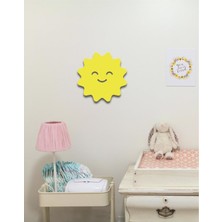 Hellove Güneş Duvar Süsü Çocuk Odası Bebek Odası Duvar Süsü Duvar Dekoru