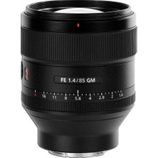 Sony Fe 85MM F/1.4 Gm Lens (SEL85F14GM) (2 Yıl Sony Eurasia Garantili)