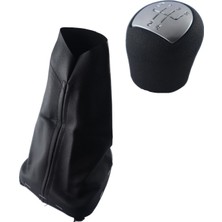 Moda Renault Kangoo Gri Mat Vites Topuzu ve Çerçeveli Vites Körüğü