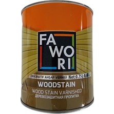 Fawori Wood Stain Dekoratif Ahşap Verniği 0,75 L  Ceviz