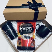 Gökcan Home Nescafe 200 Gr & Kapaklı Kahve Bardağı & Kupa Bardak Hediye Seti