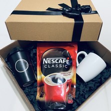 Gökcan Home Nescafe 200 Gr & Kapaklı Kahve Bardağı & Kupa Bardak Hediye Seti