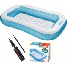 Green Intex 57403 Yumuşak Tabanlı Şişme Havuz 166X100X28 cm + Pompa