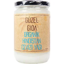 Güzel Ada Gıda Organik Hindistan Cevizi Yağı Soğuk Sıkım 630 ml