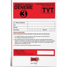 Yargı Yayınevi TYT Türkiye Geneli Deneme 3