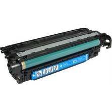 Yüzde Yüz Toner CE401A-M551-M575-M570 Mavi Muadil Toner 507A 6000 Sayfa