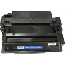 Yüzde Yüz Toner Q7551X-P3005 -M3027-M3035 Muadil Toner 13 000 Sayfa 51X