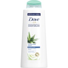 Dove Kepeğe Karşı Etkili Nemlendirici Saç Bakım Şampuanı Aloe Vera ve Elma Sirkesi 600 ml