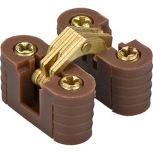 Gürçay Plastik Oval Akordiyon Masa Menteşesi Vidalı 2'li