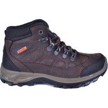 Scooter Kahve Unisex Su Geçirmez Deri Bot 5538