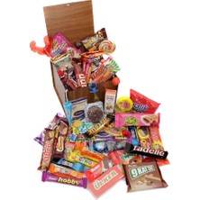 Nostaljik Lezzetler Ahşap Hediye Kutusu Büyük Boy