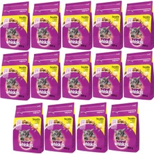 Whiskas Whıskas® Tavuklu Kuru Yavru (2-12 Aylık) Kedi Maması 300 Gram (14 Adet)