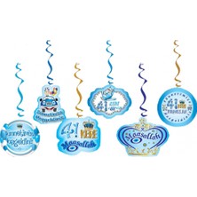 Balonevi Sünnet Tavan Sarkıt Süs 6 Lı