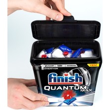 Finish Quantum Max 85 Kapsül+Özel Saklama Kutusunda Quantum Max 80 Kapsül Bulaşık Makinesi Deterjanı