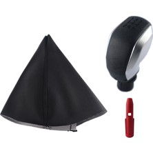 Moda Peugeot 308 Vites Körüğü ve Gri Spor Vites Topuzu