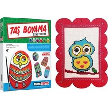 Kumtoys Taş Boyama + Çocuklar Için Etamin Sanatı