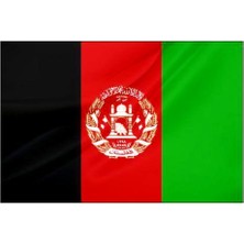 Rekbay Afganistan Ülke Bayrağı Parlak Kumaş 100 x 150 cm