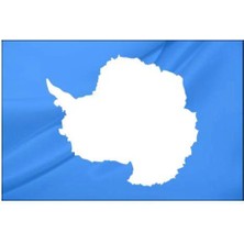 Rekbay Antarktika Ülke Bayrağı Parlak Kumaş 70 x 105 cm