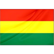 Rekbay Bolivya Ülke Bayrağı Parlak Kumaş 70 x 105 cm