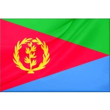 Rekbay Eritre Ülke Bayrağı Parlak Kumaş 100 x 150 cm