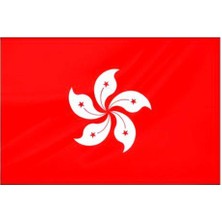 Rekbay Hong Kong Ülke Bayrağı Parlak Kumaş 70 x 105 cm