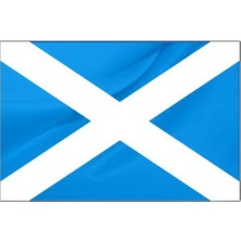 Rekbay İskoçya Ülke Bayrağı Parlak Kumaş 70 x 105 cm