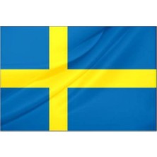 Rekbay İsveç Ülke Bayrağı Parlak Kumaş 70 x 105 cm